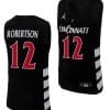 Cincinnati Bearcats Oscar Robertson Jersey #12 Black Basketball Unisex Replica 5 Cincinnati Bearcats Oscar Robertson Jersey #12 Black Basketball Unisex Replica