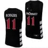 Cincinnati Bearcats Sam Rodgers Jersey #11 Black Basketball Unisex Replica