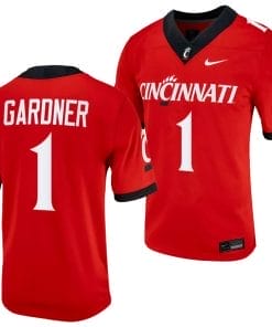 Cincinnati Bearcats Sauce Gardner Jersey #1 Red 2023 Alternate College Football