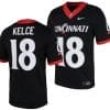 Cincinnati Bearcats Travis Kelce Jersey #18 Black 2023 Replica College Football 4 Cincinnati Bearcats Travis Kelce Jersey #18 Black 2023 Replica College Football