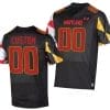 Custom Maryland Terrapins Jersey Name and Number College Football Black 2022 - 2023 Replica Uniform