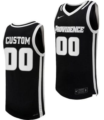Custom Providence Friars Jersey Name and Number Replica College Basketball Black Uniform 8 Custom Providence Friars Jersey Name and Number Replica College Basketball Black Uniform