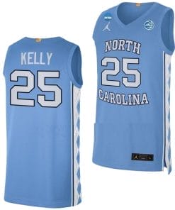 Deja Kelly Jersey #25 North Carolina Tar Heels College Basketball Blue 2023 NCAA March Madness