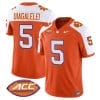 DJ Uiagalelei Jersey #5 Clemson Tigers Vapor Limited Acc Patch College Football Stitched Alternate