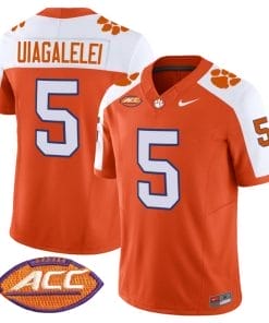 DJ Uiagalelei Jersey #5 Clemson Tigers Vapor Limited Acc Patch College Football Stitched Alternate