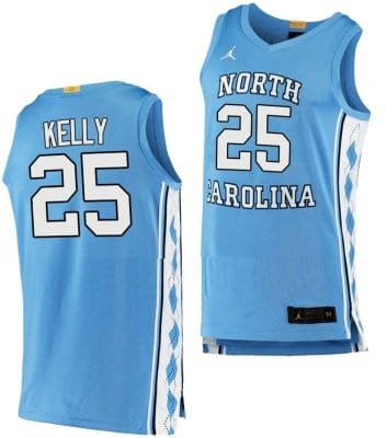 Deja Kelly Jersey #25 North Carolina Tar Heels College Basketball Blue 2022-23