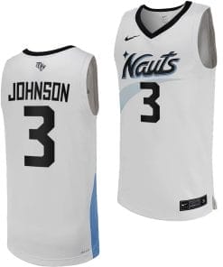 Darius Johnson Jersey #3 UCF Knights Replica College Basketball White Uniform