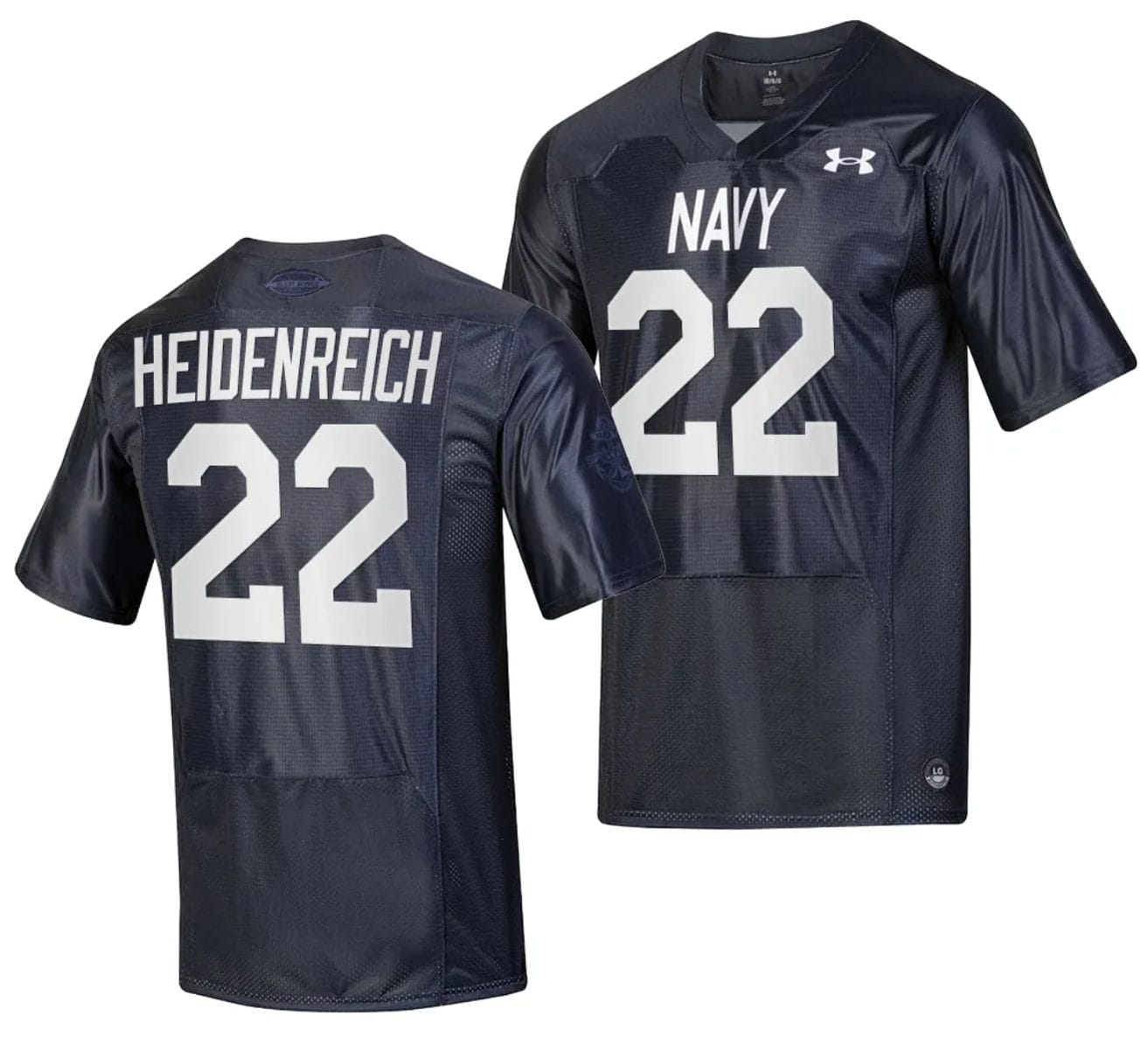 Eli Heidenreich Jersey #22 Navy Midshipmen Silent Service Replica College Football Navy 1 Eli Heidenreich Jersey #22 Navy Midshipmen Silent Service Replica College Football Navy