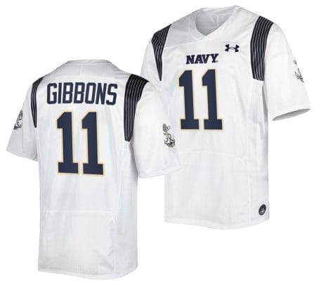 Eavan Gibbons Jersey #11 Navy Midshipmen Premier Replica College Football White 10 Eavan Gibbons Jersey #11 Navy Midshipmen Premier Replica College Football White