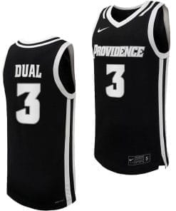 Garwey Dual Jersey #3 Providence Friars Replica College Basketball Black Uniform