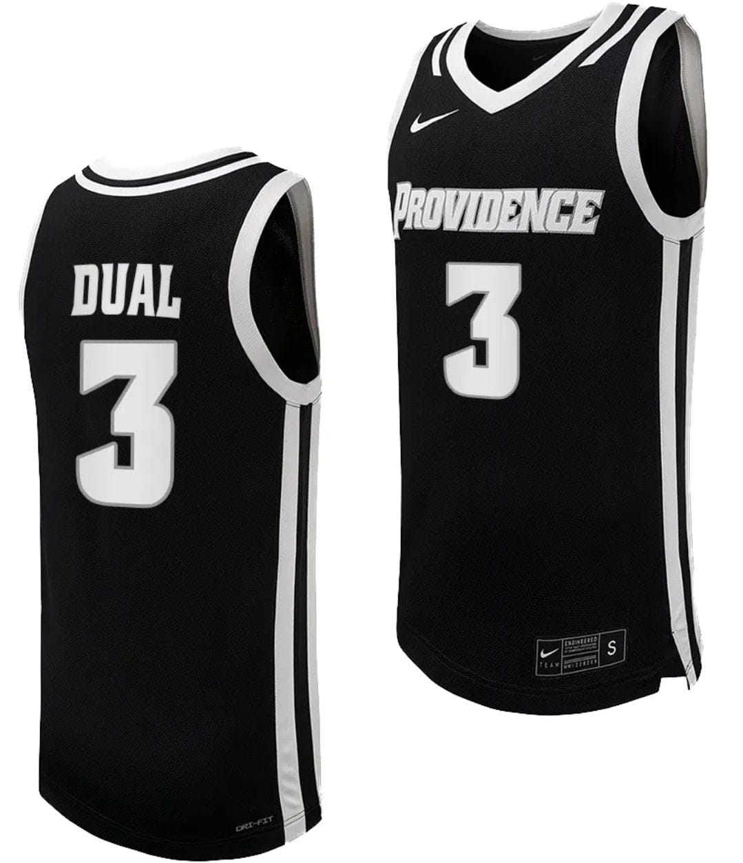 Garwey Dual Jersey #3 Providence Friars Replica College Basketball Black Uniform 1 Garwey Dual Jersey #3 Providence Friars Replica College Basketball Black Uniform