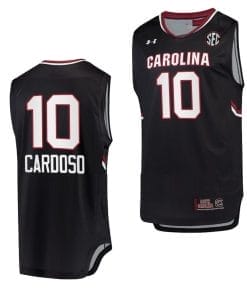Kamilla Cardoso Jersey #10 South Carolina Gamecocks College Basketball Black