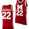 Kerry Richardson Jersey #22 Morehouse College Tigers Replica Basketball Uniform Maroon