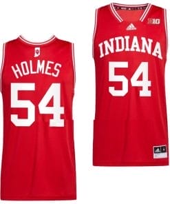 Mackenzie Holmes Jersey #54 Indiana Hoosiers College Basketball Red 2022-23