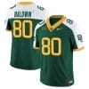 Monaray Baldwin Jersey #80 Baylor Bears Vapor Limited College Football All Stitched Green Alternate