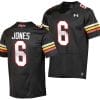 Maryland Terrapins Jeshaun Jones Jersey #6 College Football Black 2023 Replica Uniform