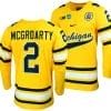 Michigan Wolverines Rutger McGroarty Jersey #2 NCAA Hockey Tournament Maize 2023