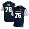 Notre Dame Fighting Irish Joe Alt Jersey #76 College Football Navy Alternative
