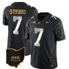 Ohio State Buckeyes CJ Stroud Jersey #7 College Football Stitched Alternate Black Limited