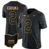 Ohio State Buckeyes Emeka Egbuka Jersey #2 College Football Stitched Alternate Black Gold