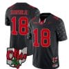 Ohio State Buckeyes Marvin Harrison Jr Jersey #18 College Football Stitched Alternate 2023 Black Limited