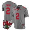 Ohio State Buckeyes Emeka Egbuka Jersey #2 College Football Stitched Alternate 2023 Gray
