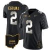 Ohio State Buckeyes Emeka Egbuka Jersey #2 College Football Stitched Alternate Black Limited