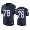Penn State Mike Munchak Jersey #78 College Football Game Navy With Name