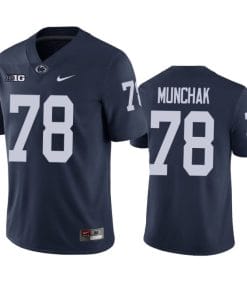 Penn State Mike Munchak Jersey #78 College Football Game Navy With Name