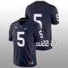 Penn State Mitchell Tinsley Jersey #5 College Football Game Navy No Name 6 Penn State Mitchell Tinsley Jersey #5 College Football Game Navy No Name