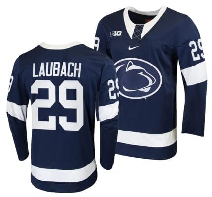 Penn State Nittany Lions Reese Laubach Jersey #29 Navy College Hockey Replica 2023-24 8 Penn State Nittany Lions Reese Laubach Jersey #29 Navy College Hockey Replica 2023-24