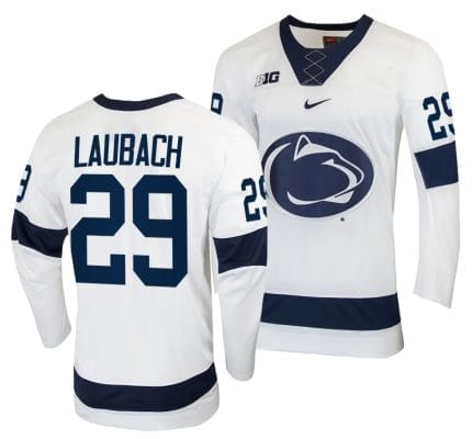 Penn State Nittany Lions Reese Laubach Jersey #29 White College Hockey Replica 2023-24 8 Penn State Nittany Lions Reese Laubach Jersey #29 White College Hockey Replica 2023-24