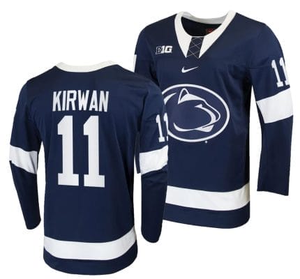 Penn State Nittany Lions Ryan Kirwan Jersey #11 Navy College Hockey Replica 2023-24