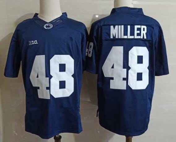 Penn State Shareef Miller Jersey #48 College Football Game Navy With Name 1 Penn State Shareef Miller Jersey #48 College Football Game Navy With Name