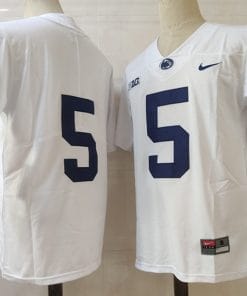 Penn State Tariq Castro Fields Jersey #5 College Football Game White No Name