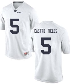Penn State Tariq Castro Fields Jersey #5 College Football Game White With Name
