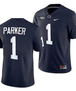 Penn State Tomarrion Parker Jersey #1 College Football Game Navy With Name