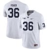 Penn State Zuriah Fisher Jersey #36 College Football Game White With Name 4 Penn State Zuriah Fisher Jersey #36 College Football Game White With Name