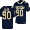 Pitt Panthers Ben Sauls Jersey #90 Navy College Football Replica Uniform 7 Pitt Panthers Ben Sauls Jersey #90 Navy College Football Replica Uniform