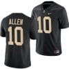Purdue Boilermakers Cam Allen Jersey #10 College Football Black 5 Purdue Boilermakers Cam Allen Jersey #10 College Football Black