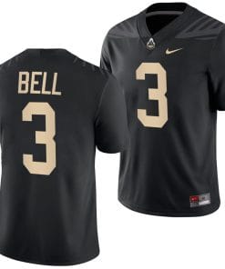 Purdue Boilermakers David Bell Jersey #3 College Football Black