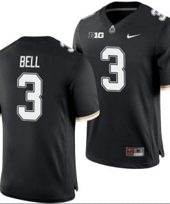 Purdue Boilermakers David Bell Jersey #3 College Football Game Black