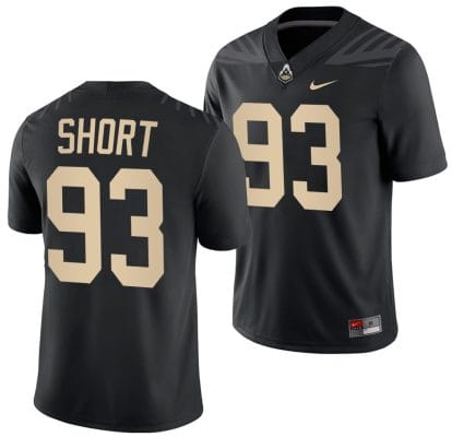 Purdue Boilermakers Kawann Short Jersey #93 College Football Black
