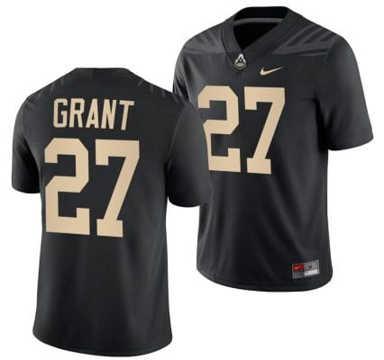 Purdue Boilermakers Marvin Grant Jersey #27 College Football Black