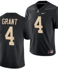 Purdue Boilermakers Marvin Grant Jersey #4 College Football Black