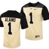 Purdue Boilermakers Michael Alaimo Jersey #1 College Football Gold Vapor Untouchable