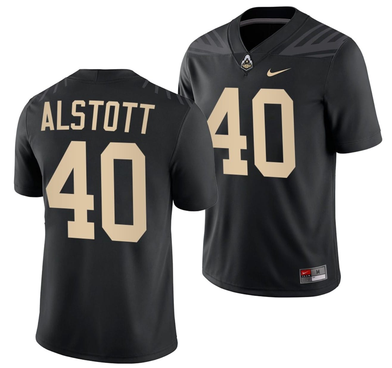Purdue Boilermakers Mike Alstott Jersey #40 College Football Black 1 Purdue Boilermakers Mike Alstott Jersey #40 College Football Black