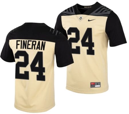 Purdue Boilermakers Mitchell Fineran Jersey #24 College Football Gold Vapor Untouchable 10 Purdue Boilermakers Mitchell Fineran Jersey #24 College Football Gold Vapor Untouchable