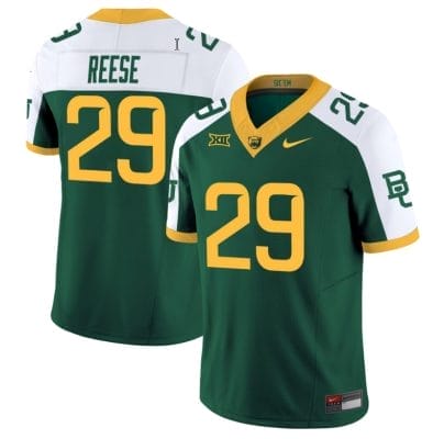 Richard Reese Jersey #29 Baylor Bears Vapor Limited College Football All Stitched Green Alternate