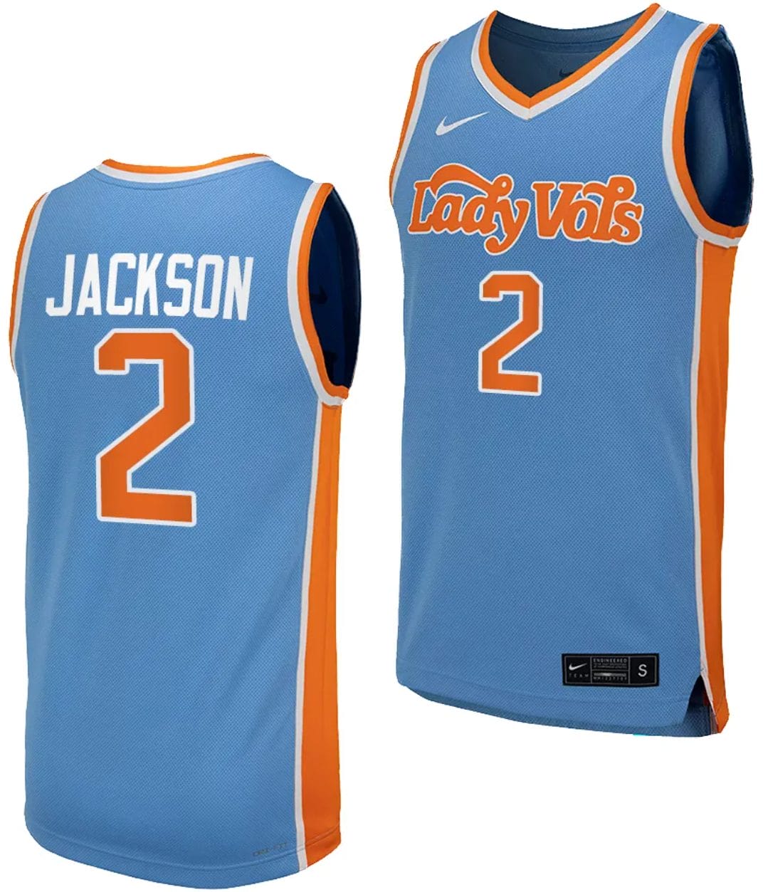 Rickea Jackson Jersey #2 Tennessee Lady Vols Replica College Basketball Blue Uniform 1 Rickea Jackson Jersey #2 Tennessee Lady Vols Replica College Basketball Blue Uniform